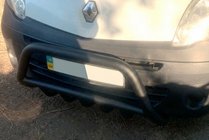 Renault Kangoo 2008–2020 Přední ochranný rám WT002 Black (nerez) fotografie 3