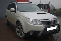 Subaru Forester 2008–2013 Přední ochranný rám WT002 Black (nerez) fotografie 2