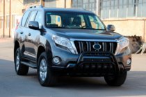 Toyota Land Cruiser Prado 150 2009–2023 Přední ochranný rám WT002 Black (nerez) fotografie 6