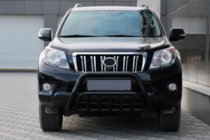 Toyota Land Cruiser Prado 150 2009–2023 Přední ochranný rám WT002 Black (nerez) fotografie 2
