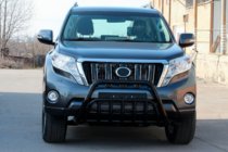 Toyota Land Cruiser Prado 150 2009–2023 Přední ochranný rám WT002 Black (nerez) fotografie 5