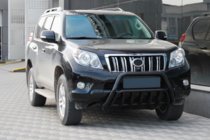 Toyota Land Cruiser Prado 150 2009–2023 Přední ochranný rám WT002 Black (nerez) fotografie 1