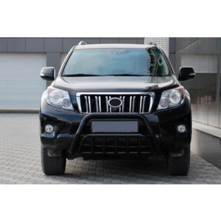 Přední ochranný rám WT002 Black (nerez) Toyota Land Cruiser Prado 150 2009–2023 fotografie 2