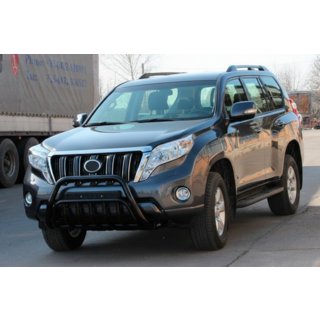 Přední ochranný rám WT002 Black (nerez) Toyota Land Cruiser Prado 150 2009–2023 fotografie 3