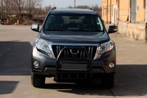 Toyota Land Cruiser Prado 150 2009–2023 Přední ochranný rám (bullbar) QT007 Black (nerez) fotografie 3