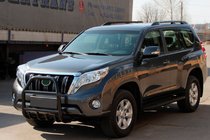 Toyota Land Cruiser Prado 150 2009–2023 Přední ochranný rám (bullbar) QT007 Black (nerez) fotografie 2