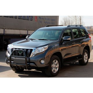 Přední ochranný rám (bullbar) QT007 Black (nerez) Toyota Land Cruiser Prado 150 2009–2023 fotografie 2