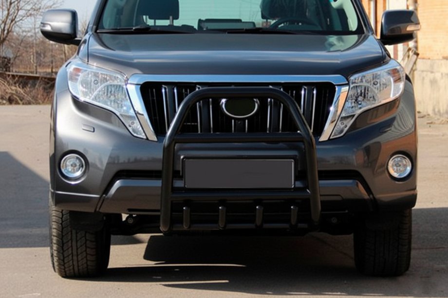 Toyota Land Cruiser Prado 150 2009–2023 Přední ochranný rám (bullbar) QT007 Black (nerez) Image