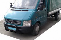 Volkswagen LT 1995–2006 Přední ochranný rám WT002 Black (nerez) fotografie 2