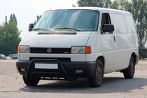 Volkswagen T4 Caravelle/Multivan 1990–2003 Přední ochranný rám WT002 Black (nerez) fotografie 2