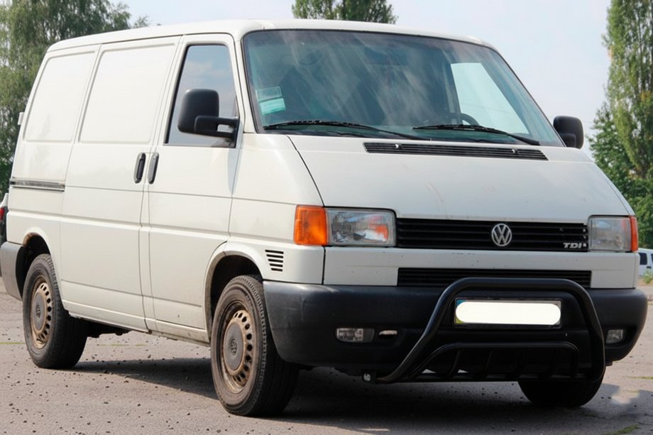 Volkswagen T4 Caravelle/Multivan 1990–2003 Přední ochranný rám WT002 Black (nerez) Image