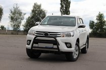 Toyota Hilux 2015– Přední ochranný rám WT010 Black (nerez) fotografie 3