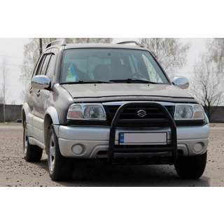 Přední ochranný rám (bullbar) QT007 Black (nerez) fotografie 2