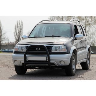 Přední ochranný rám (bullbar) QT007 Black (nerez) fotografie 1