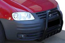 Volkswagen Caddy 2004–2010 Přední ochranný rám (bullbar) QT007 Black (nerez) fotografie 1