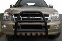 Isuzu D-Max 2011–2019 Přední ochranný rám QT007 Black (nerez) fotografie 1