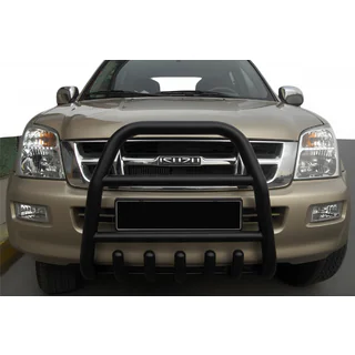 Přední ochranný rám QT007 Black (nerez) Isuzu D-Max 2011–2019