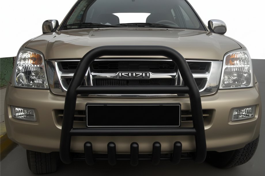 Isuzu D-Max 2011–2019 Přední ochranný rám QT007 Black (nerez) Image