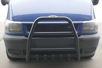 Ford Transit 2000–2014 Bullbar QT007 Black (2000-2006, nerez) fotografie 1