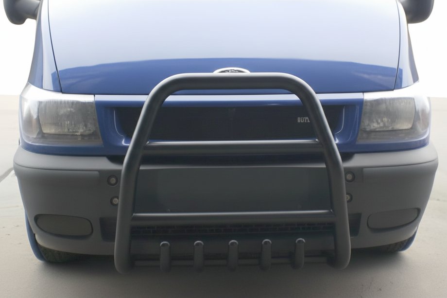 Ford Transit 2000–2014 Bullbar QT007 Black (2000-2006, nerez) Image