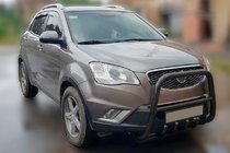 SsangYong Korando 2010–2019 Přední ochranný rám (bullbar) F1-40 Black (nerez) fotografie 1
