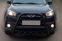 Chery Tiggo 3 2005– Bullbar WT009 Black (nerez) fotografie 1