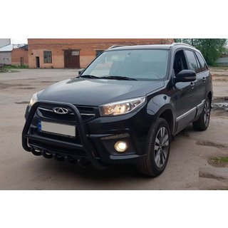 Bullbar WT009 Black (nerez) Chery Tiggo 3 2005– fotografie 3