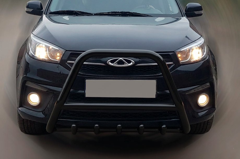 Chery Tiggo 3 2005– Bullbar WT009 Black (nerez) Image
