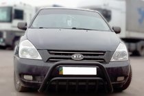 Kia Carnival 2002–2013 Přední ochranný rám WT002 Black (2006-2013, nerez) fotografie 1