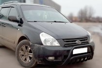 Kia Carnival 2002–2013 Přední ochranný rám WT002 Black (2006-2013, nerez) fotografie 2