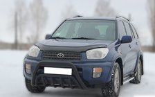 Toyota Rav 4 2001–2005 Přední ochranný rám WT002 Black (nerez) fotografie 2