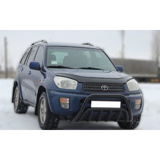 Přední ochranný rám WT002 Black (nerez) Toyota Rav 4 2001–2005 fotografie 3