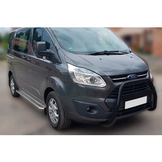 Přední ochranný rám WT006 F1-55 Black (nerez) Ford Custom 2013–2022