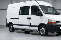 Opel Movano 2004–2010 Boční prahy Bosphorus Black (2 ks, hliník) fotografie 1