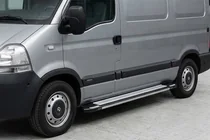Opel Movano 2004–2010 Boční nášlapy Rainbow (2 ks, hliník) fotografie 1