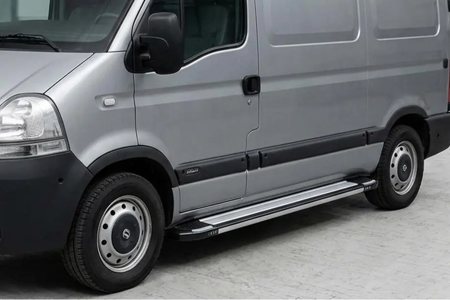 Opel Movano 2004–2010 Boční nášlapy Rainbow (2 ks, hliník) Image