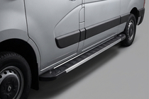 Opel Movano 2010–2021 Boční nášlapy RedLine V1 (2 ks, hliník) fotografie 1
