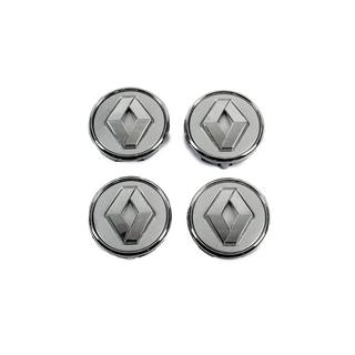 Středové krytky do disků šedé s kroužkem 81568GR (57 mm / 49 mm, 4 ks) fotografie 1