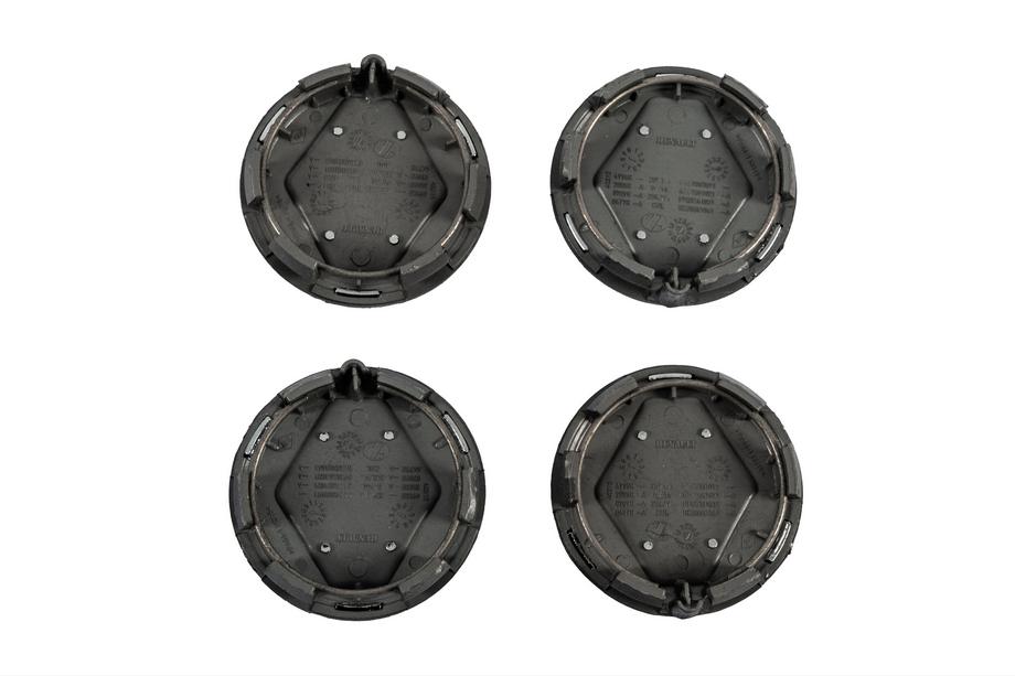 Renault Středové krytky do disků grafitové s kroužkem 81568DRK (57 mm / 49 mm, 4 ks) Fotografie 3