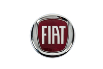 Fiat Emblém (červený, s upevněním) 120 mm fotografie 1