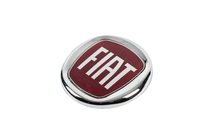 Fiat Emblém (červený, s upevněním) 120 mm fotografie 2