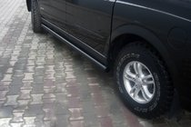 SsangYong Action 2005–2018 Boční trubky Black (2 ks, nerez) fotografie 1