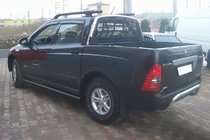 SsangYong Action 2005–2018 Boční trubky Black (2 ks, nerez) fotografie 2
