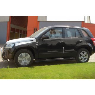 Boční trubky Black (2 ks, nerez) Suzuki Grand Vitara 2005–2017 fotografie 1
