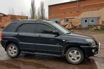 Kia Sportage 2004–2010 Boční trubky Black (2 ks, nerez) fotografie 4