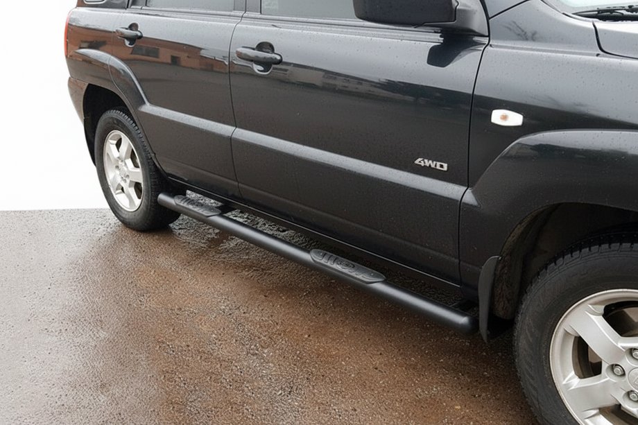 Kia Sportage 2004–2010 Boční trubky Black (2 ks, nerez) Image