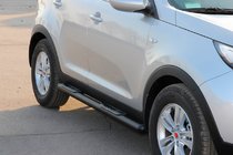 Kia Sportage 2010–2015 Boční trubky Black (2 ks, nerez) fotografie 4