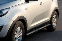 Kia Sportage 2010–2015 Boční trubky Black (2 ks, nerez) fotografie 3