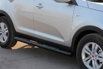 Kia Sportage 2010–2015 Boční trubky Black (2 ks, nerez) fotografie 2
