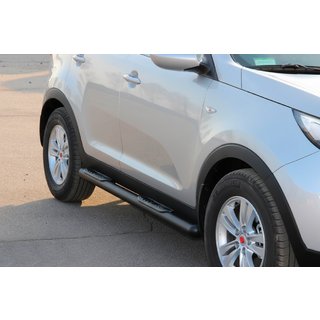 Boční trubky Black (2 ks, nerez) Kia Sportage 2010–2015 fotografie 4